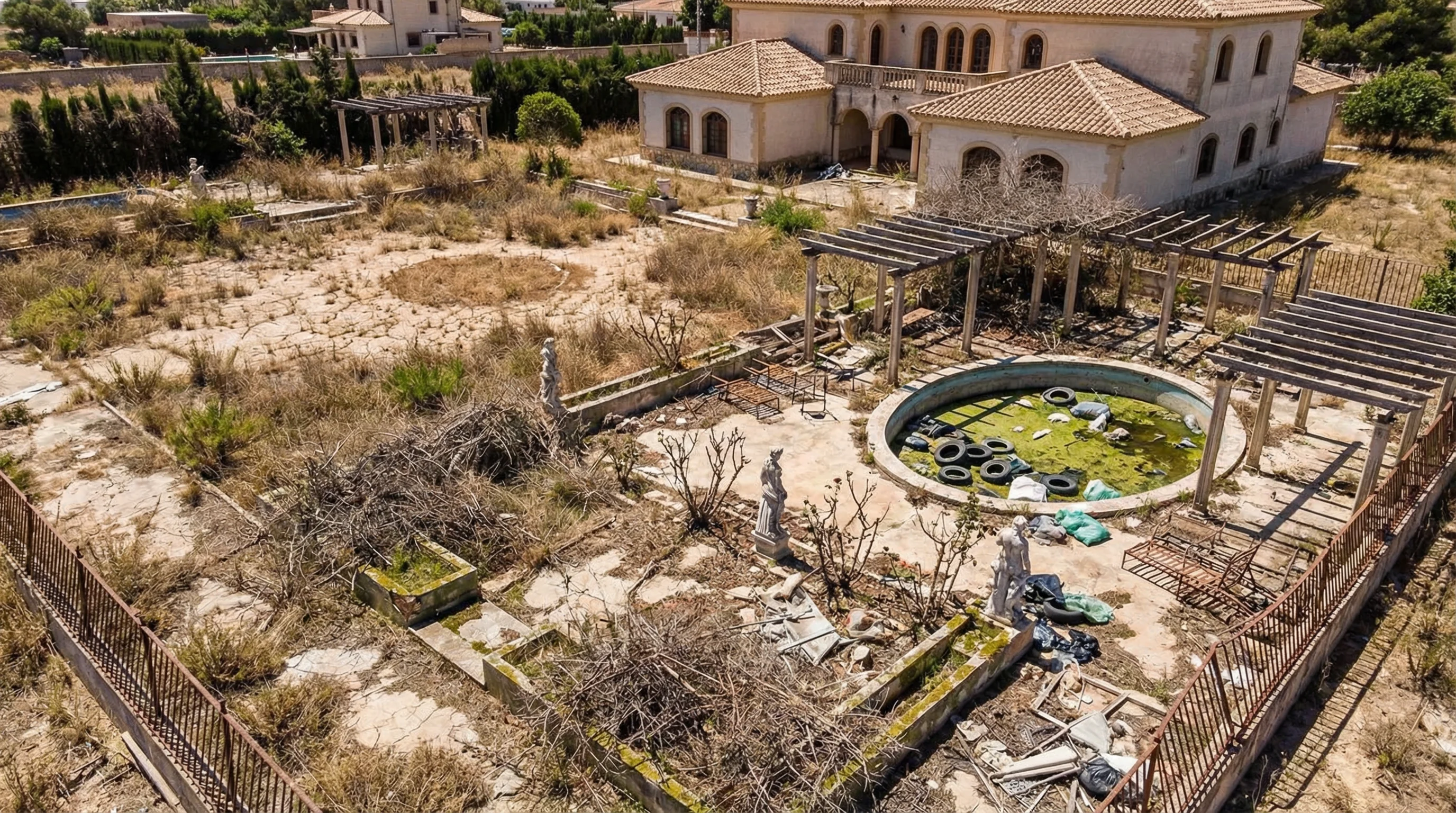 Jardín Calpe — antes