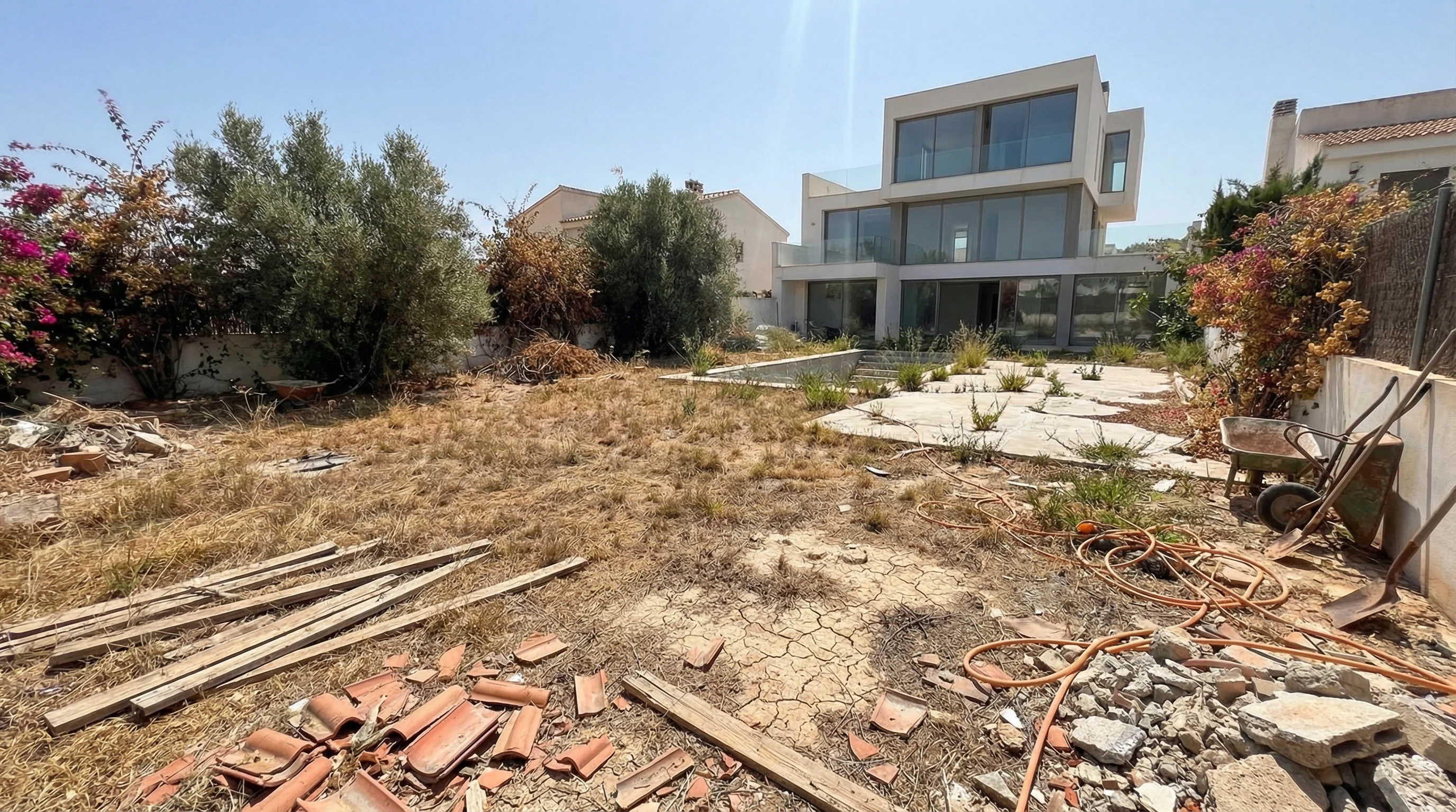 Jardín Javea — estado inicial